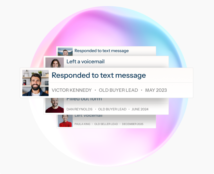 Nimbus following up with contacts by call, text and email